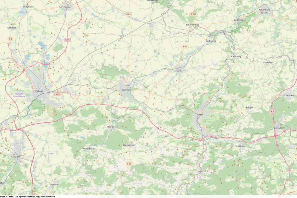 Ist gerade Stromausfall in Thüringen - Weimarer Land?