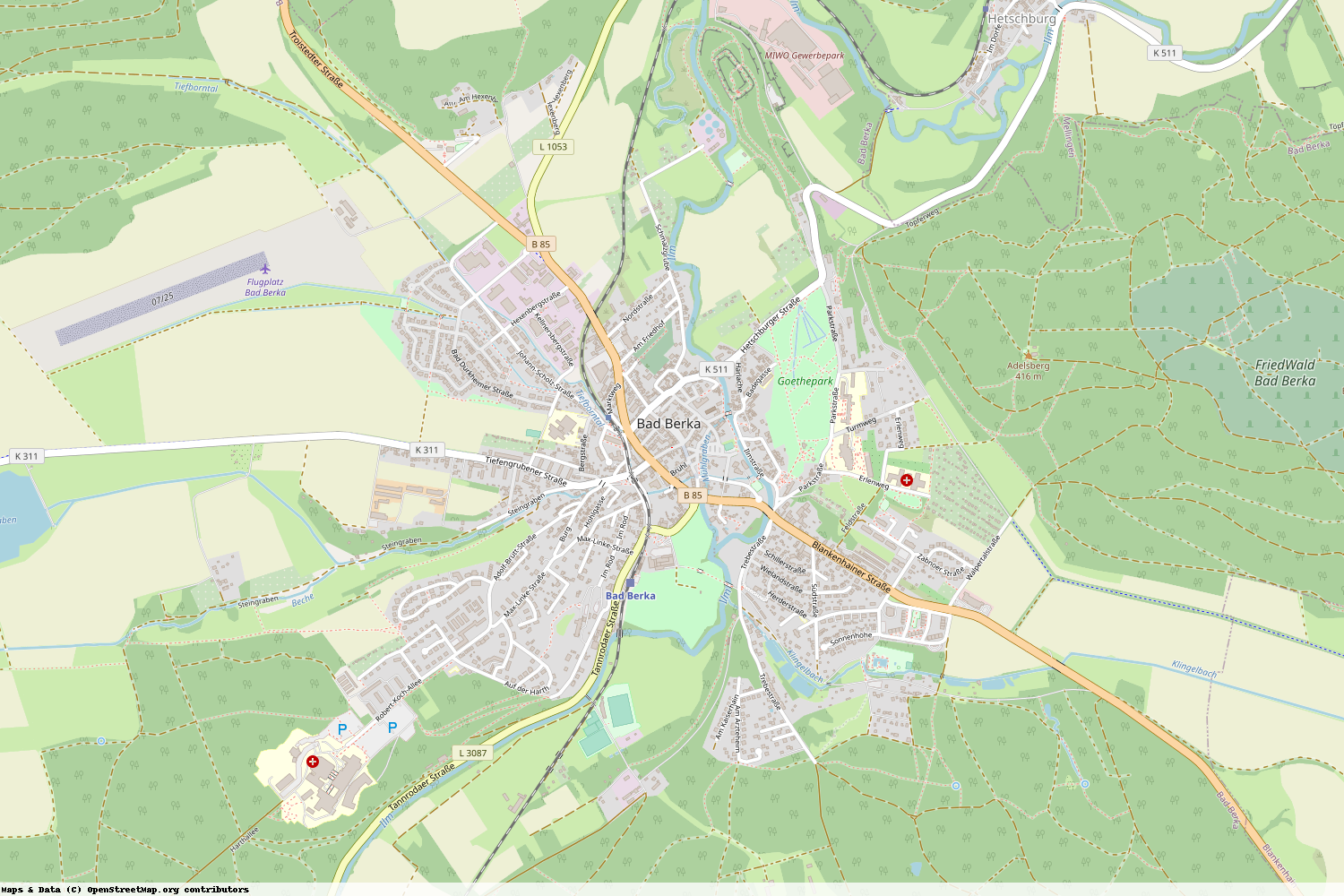 Ist gerade Stromausfall in Thüringen - Weimarer Land - Bad Berka?
