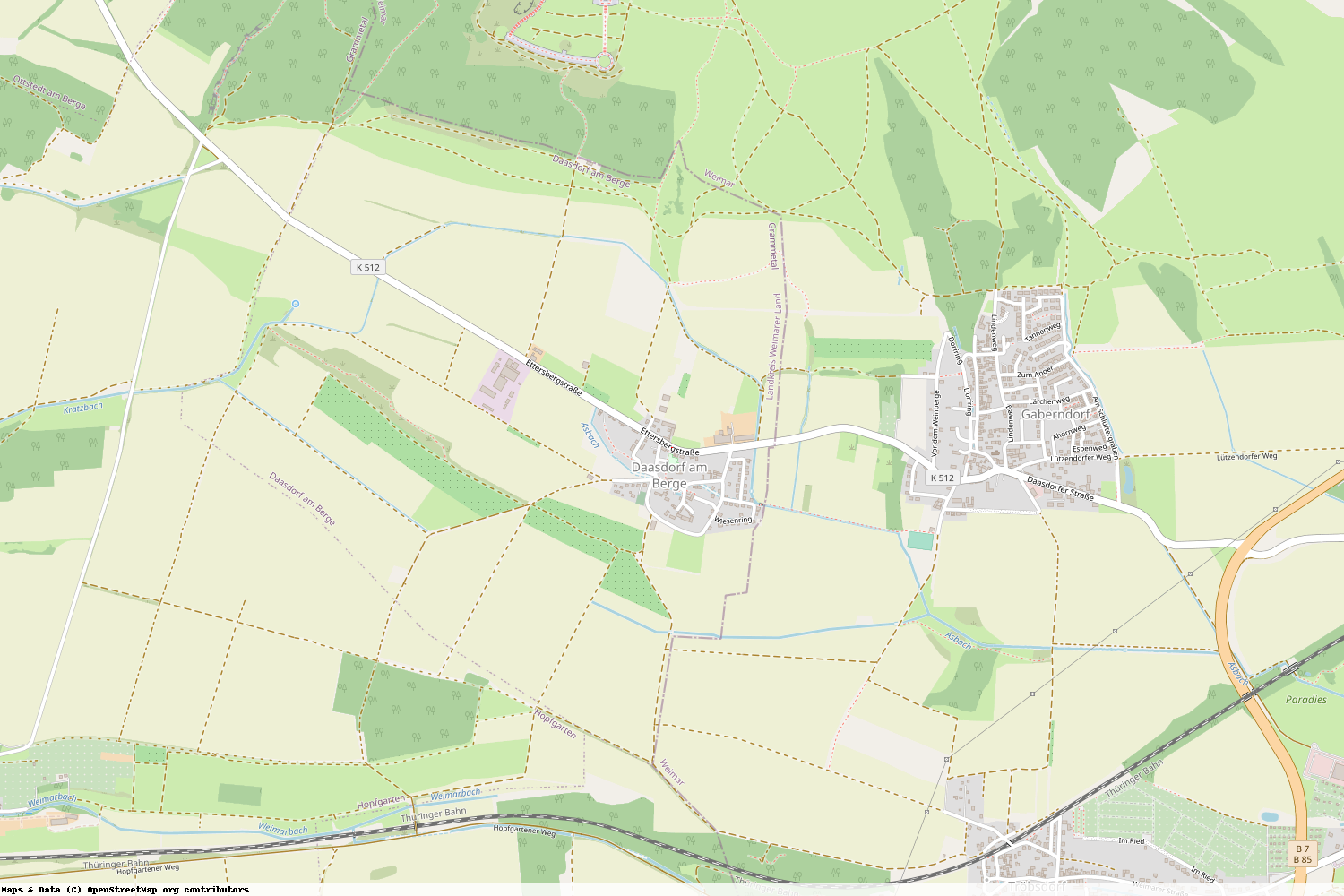 Ist gerade Stromausfall in Thüringen - Weimarer Land - Daasdorf a. Berge?