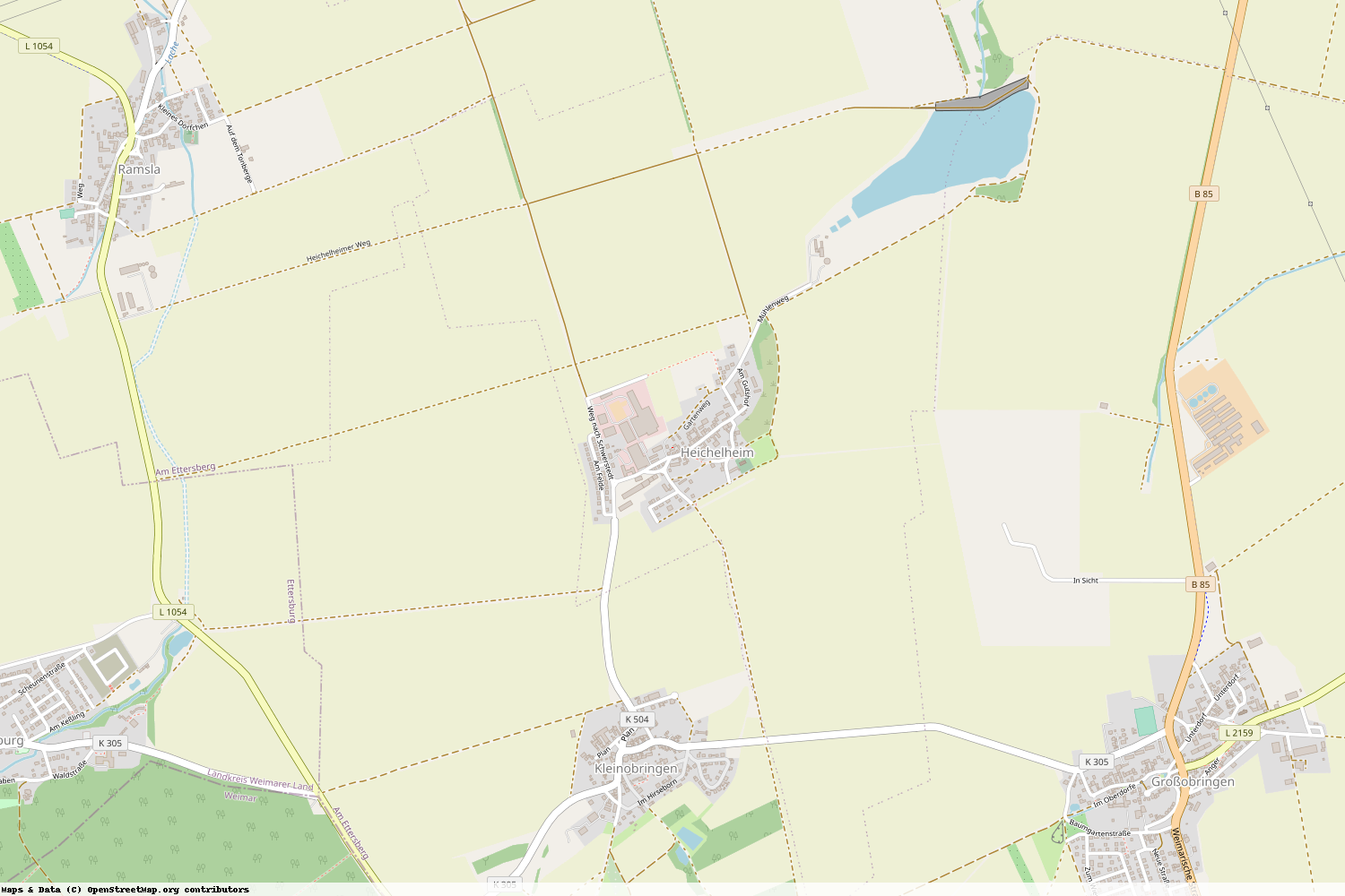 Ist gerade Stromausfall in Thüringen - Weimarer Land - Heichelheim?