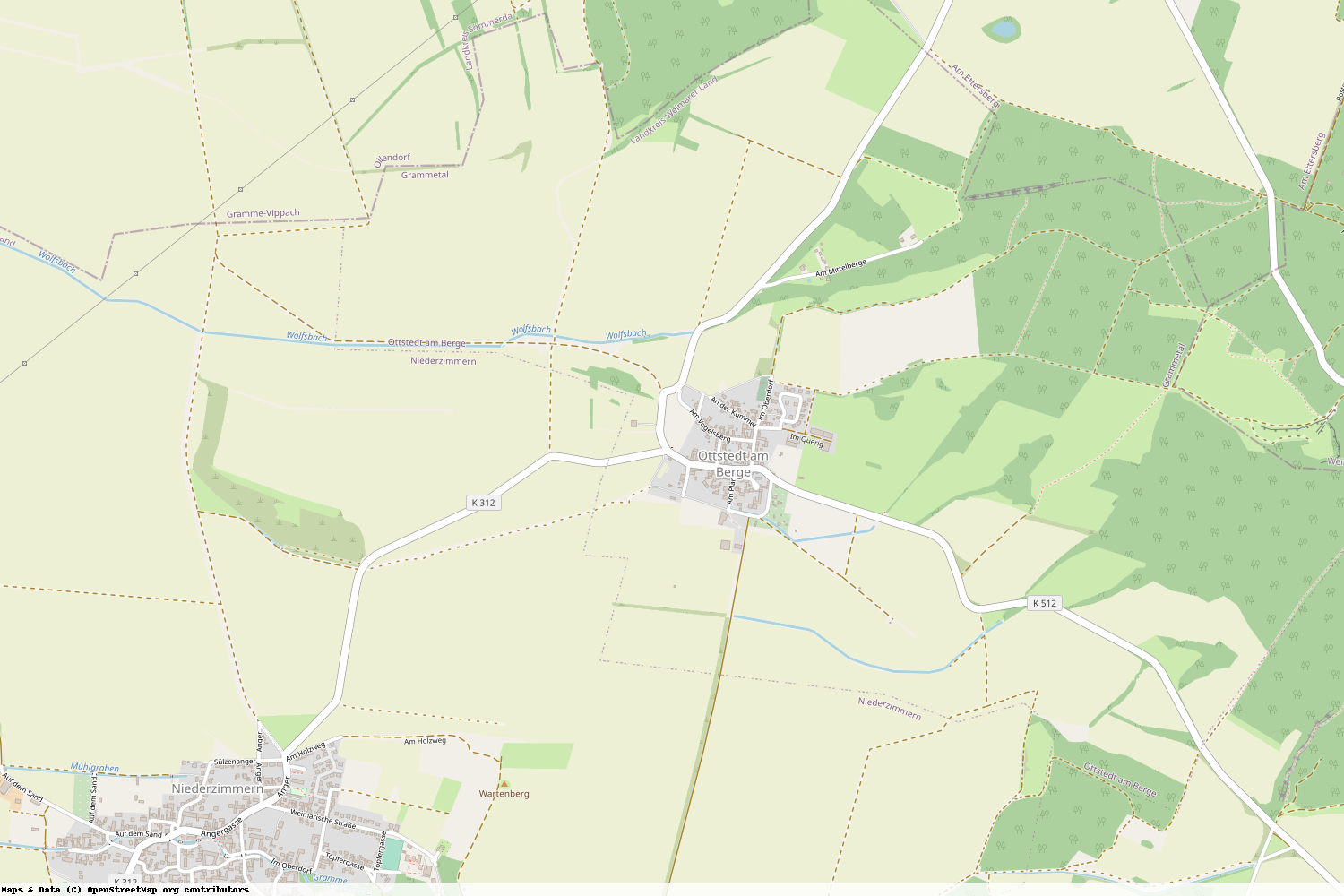 Ist gerade Stromausfall in Thüringen - Weimarer Land - Ottstedt a. Berge?
