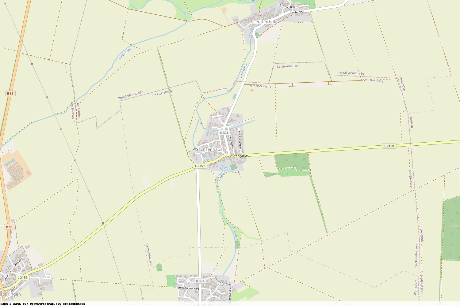 Ist gerade Stromausfall in Thüringen - Weimarer Land - Sachsenhausen?