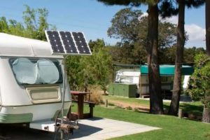 Solarpanel Camping