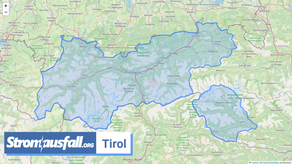 stromausfall at bundesland tirol