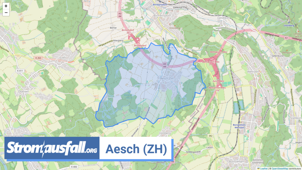 stromausfall ch gemeinde aesch zh