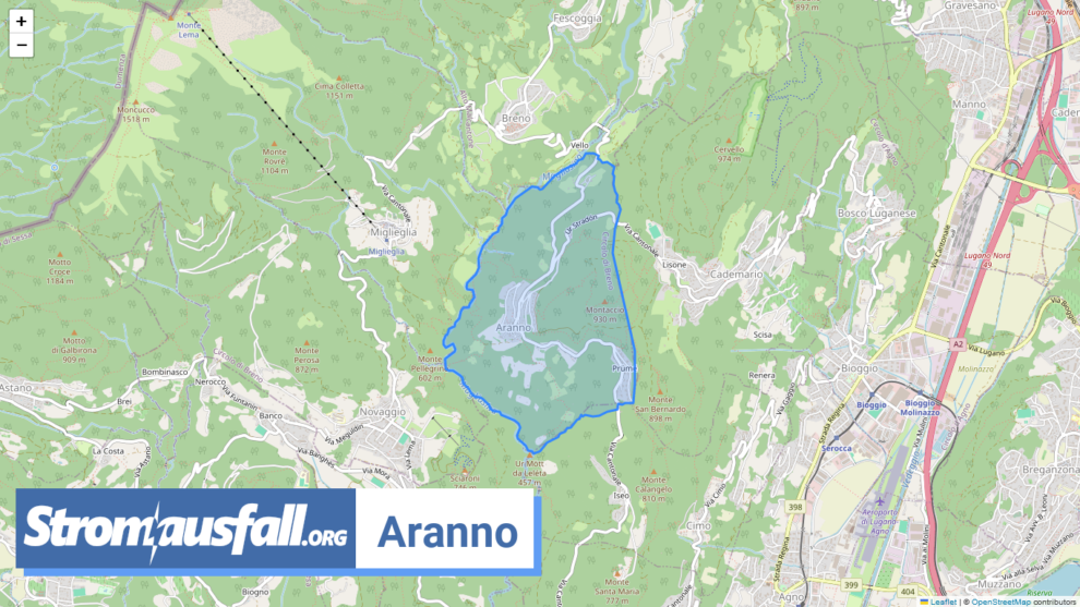 stromausfall ch gemeinde aranno