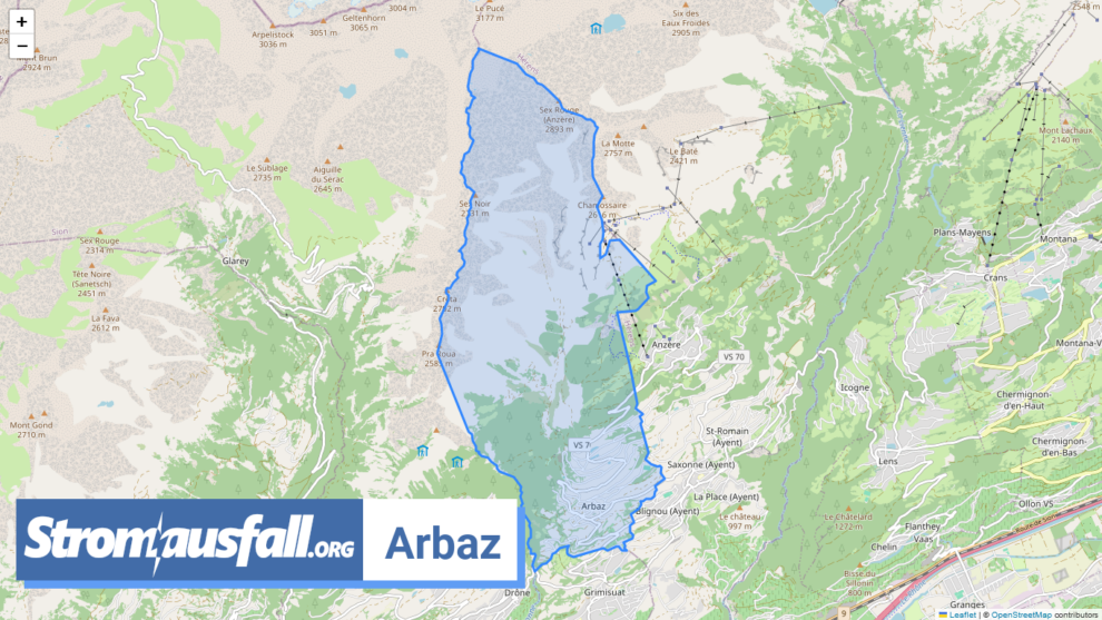 stromausfall ch gemeinde arbaz