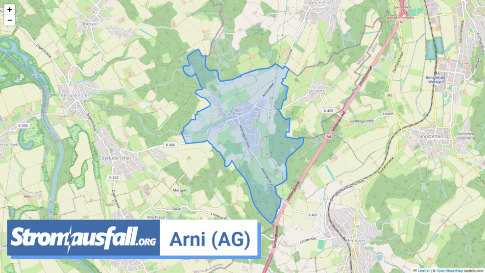 stromausfall ch gemeinde arni ag