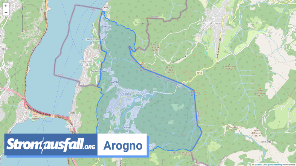 stromausfall ch gemeinde arogno