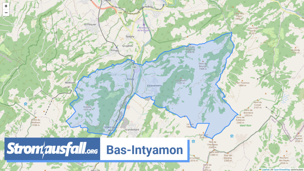 stromausfall ch gemeinde bas intyamon