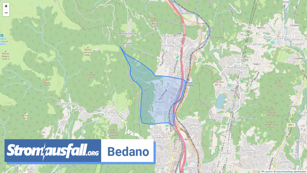 stromausfall ch gemeinde bedano