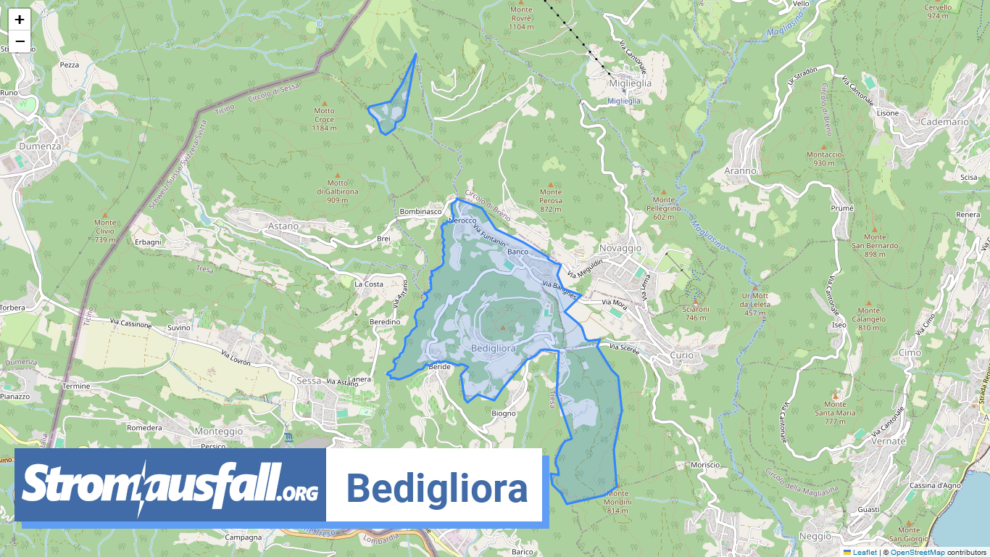 stromausfall ch gemeinde bedigliora