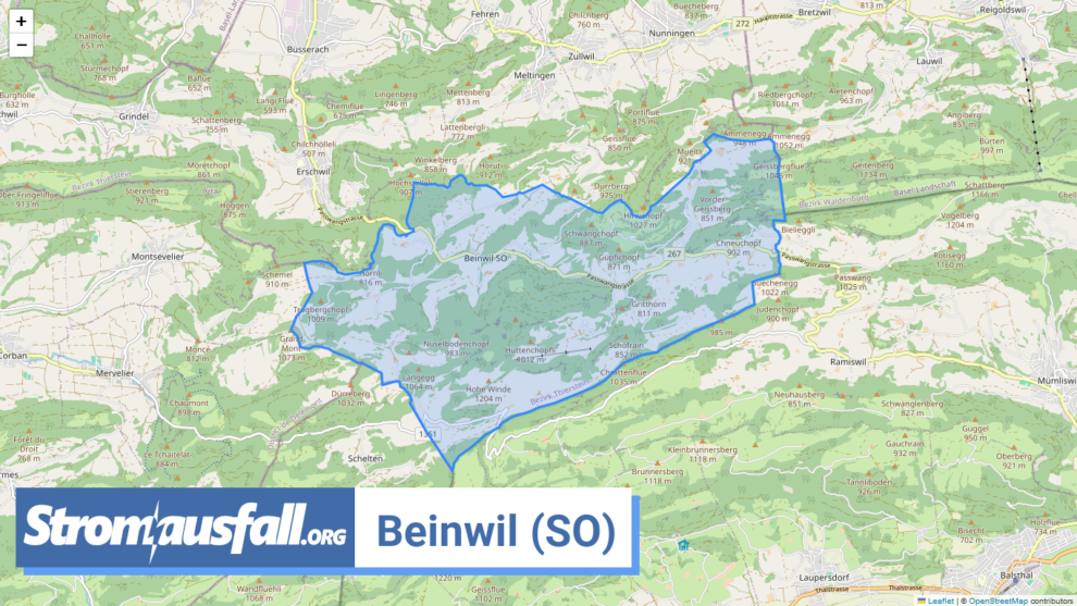 stromausfall ch gemeinde beinwil so