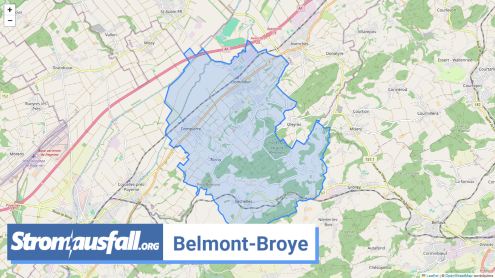 stromausfall ch gemeinde belmont broye