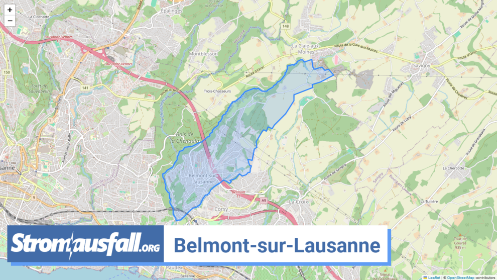 stromausfall ch gemeinde belmont sur lausanne