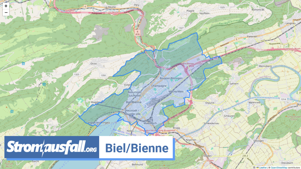 stromausfall ch gemeinde biel bienne