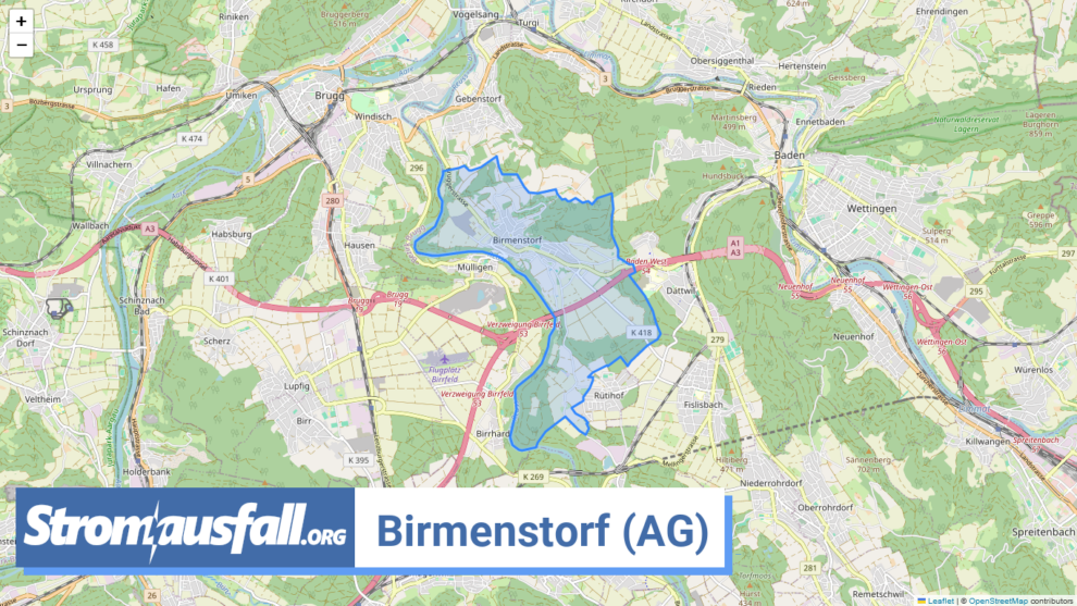 stromausfall ch gemeinde birmenstorf ag