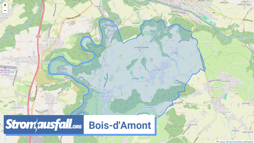 stromausfall ch gemeinde bois damont