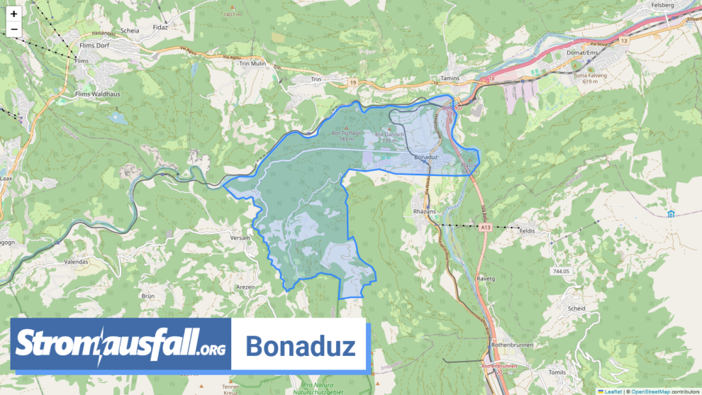 stromausfall ch gemeinde bonaduz