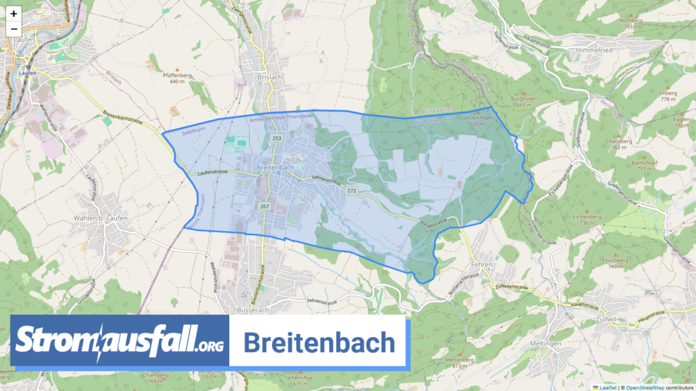 stromausfall ch gemeinde breitenbach