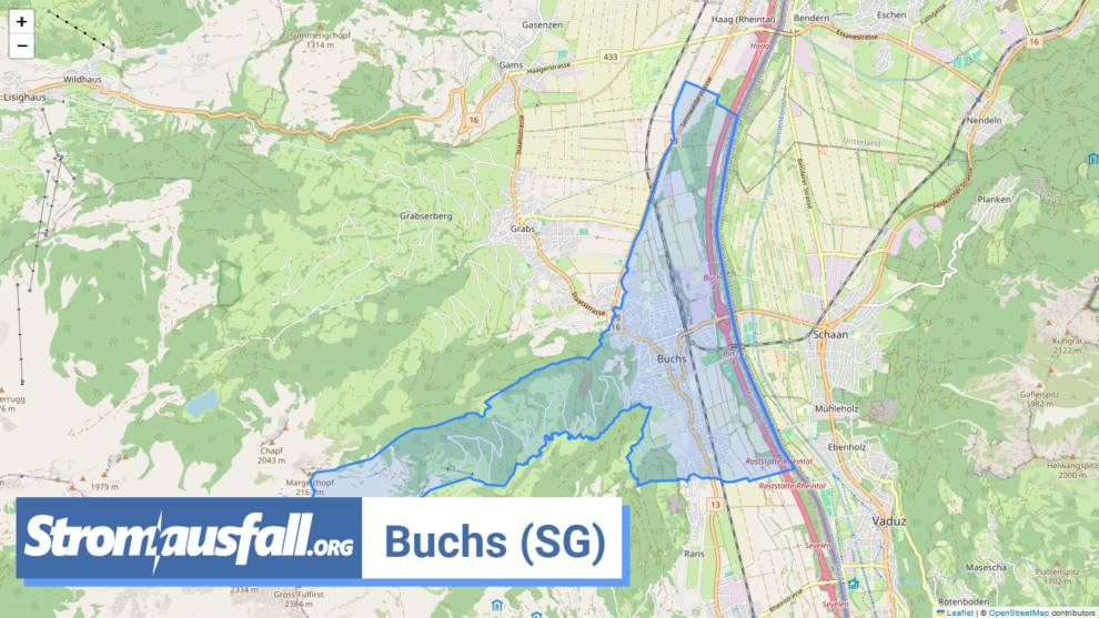 stromausfall ch gemeinde buchs sg