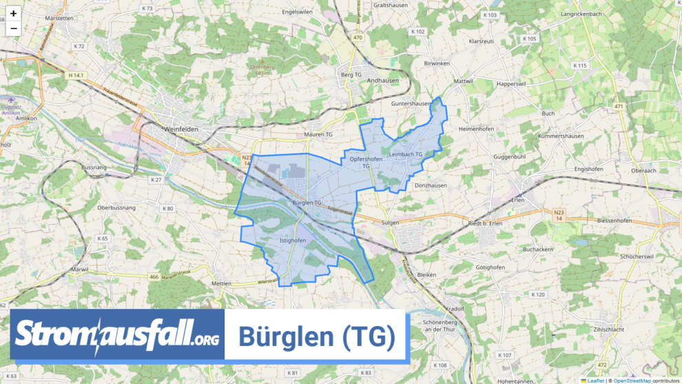 stromausfall ch gemeinde buerglen tg