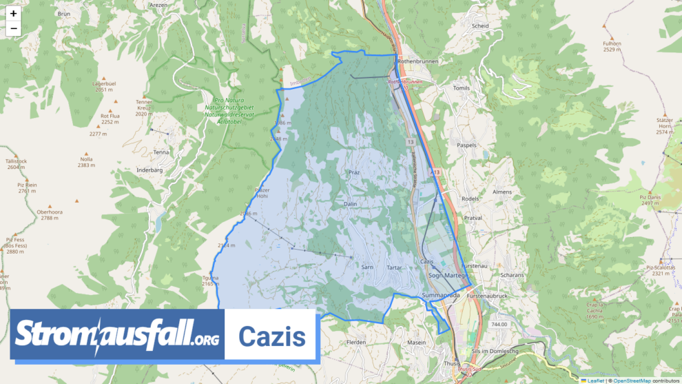 stromausfall ch gemeinde cazis