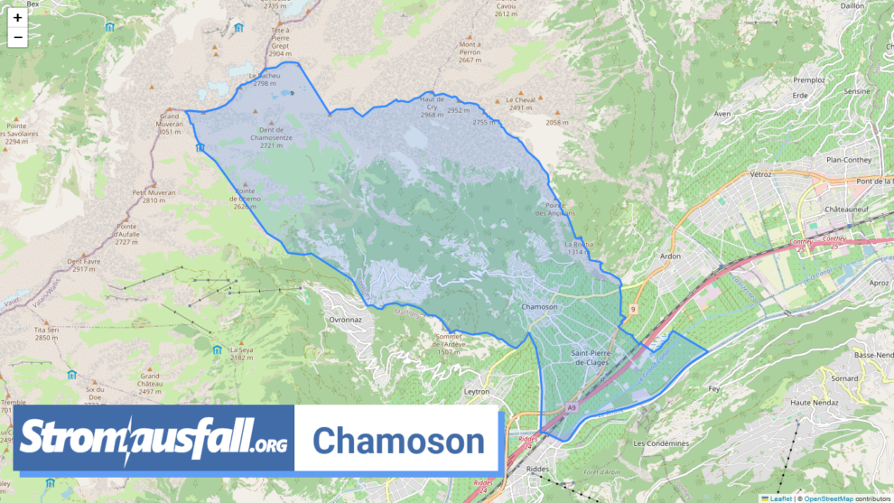 stromausfall ch gemeinde chamoson