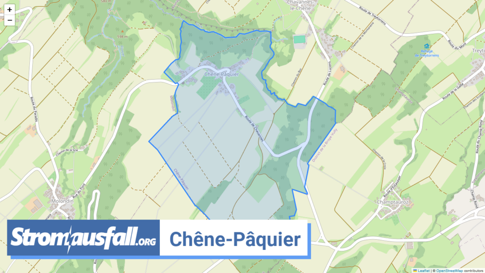 stromausfall ch gemeinde chene paquier