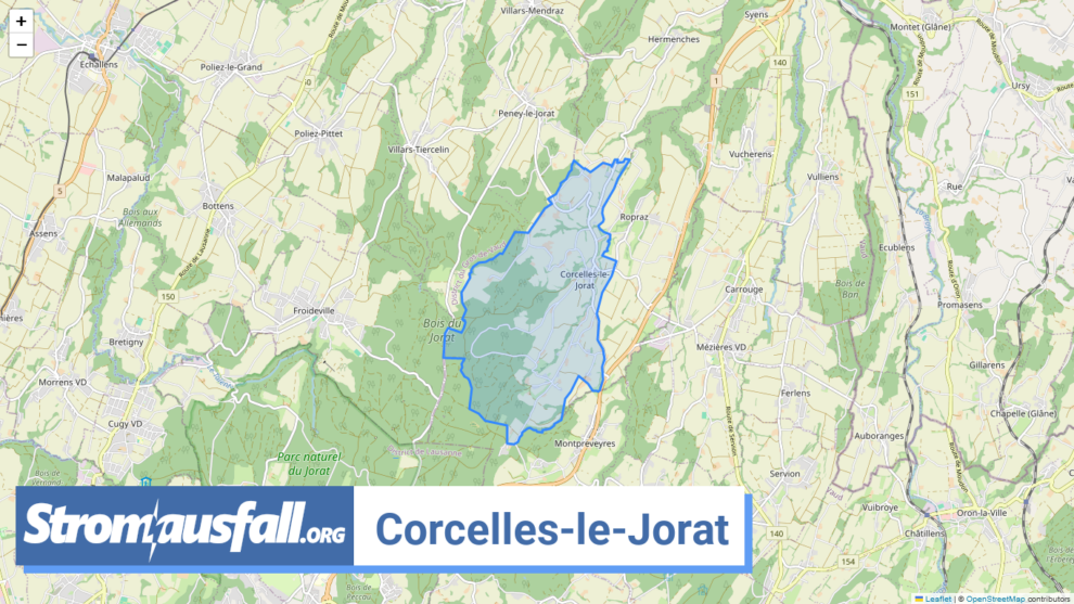 stromausfall ch gemeinde corcelles le jorat