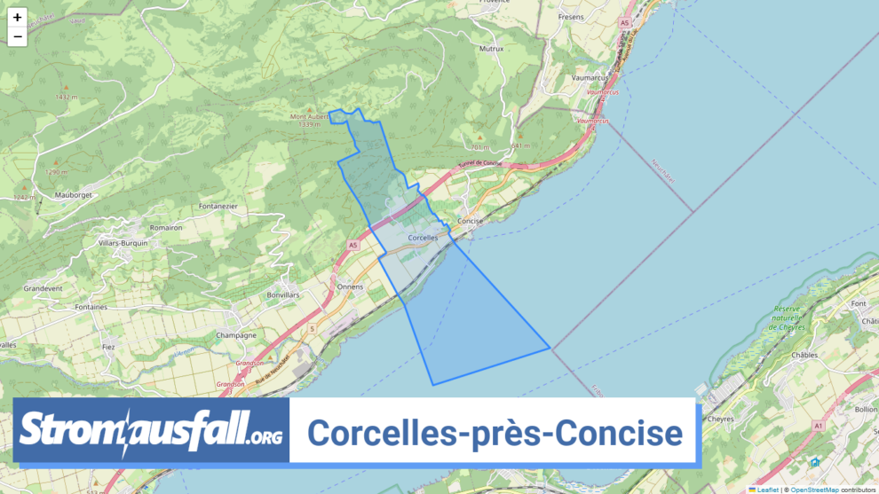 stromausfall ch gemeinde corcelles pres concise