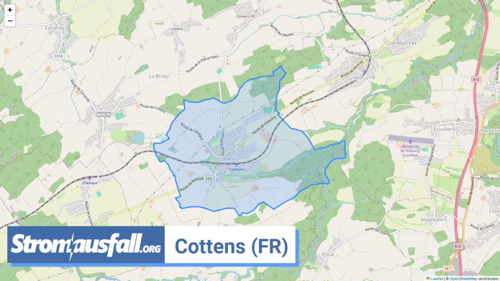 stromausfall ch gemeinde cottens fr