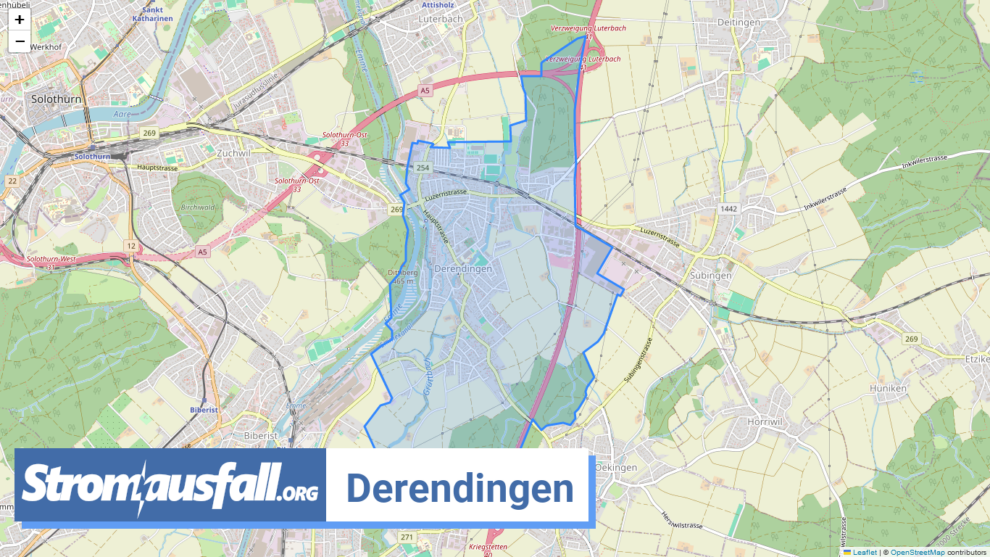 stromausfall ch gemeinde derendingen