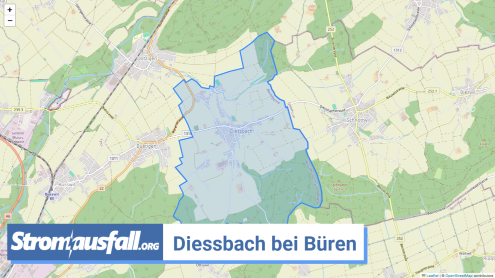 stromausfall ch gemeinde diessbach bei bueren