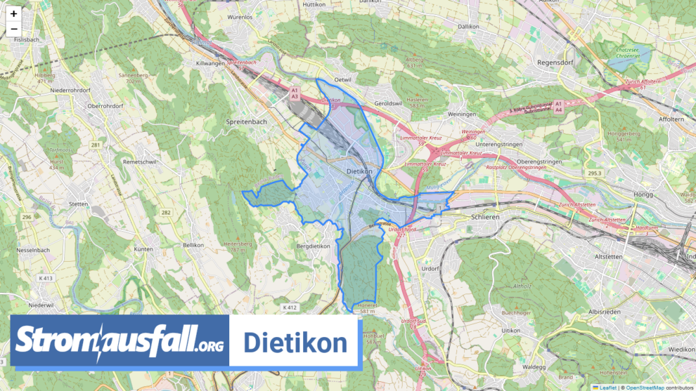 stromausfall ch gemeinde dietikon