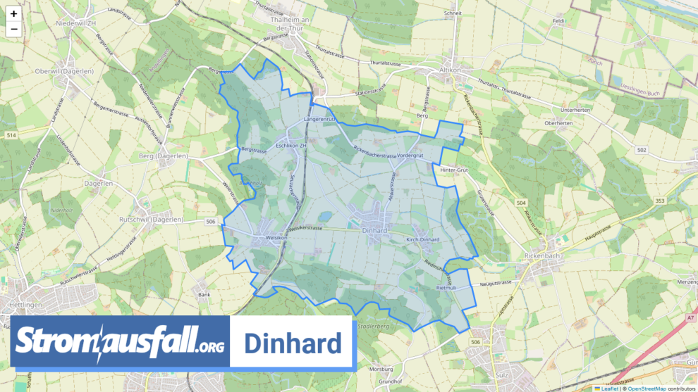 stromausfall ch gemeinde dinhard