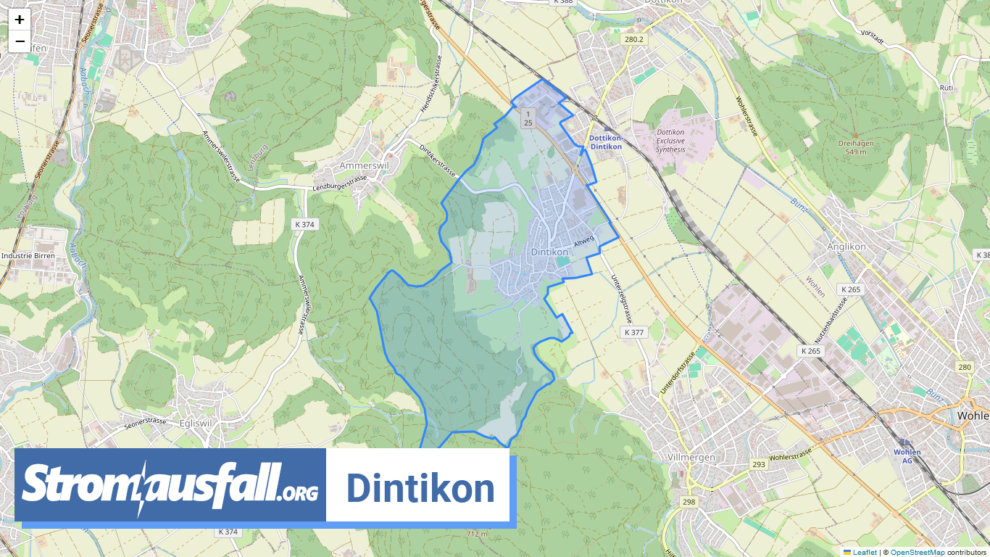 stromausfall ch gemeinde dintikon