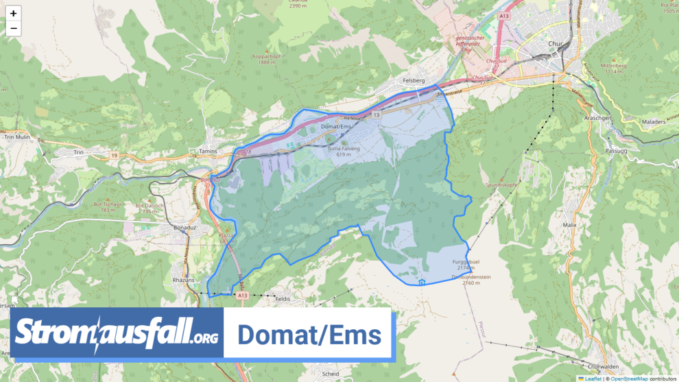 stromausfall ch gemeinde domat ems