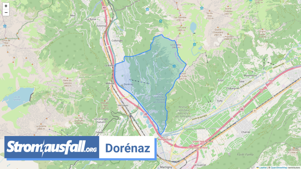 stromausfall ch gemeinde dorenaz