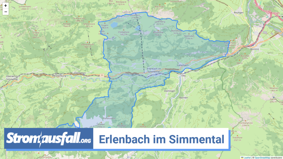 stromausfall ch gemeinde erlenbach im simmental