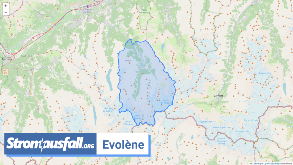 stromausfall ch gemeinde evolene