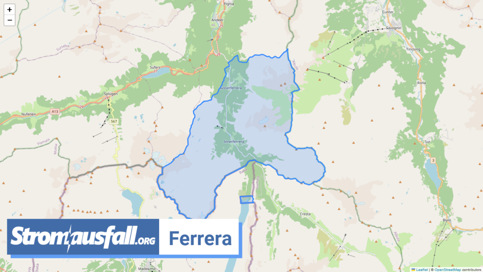 stromausfall ch gemeinde ferrera