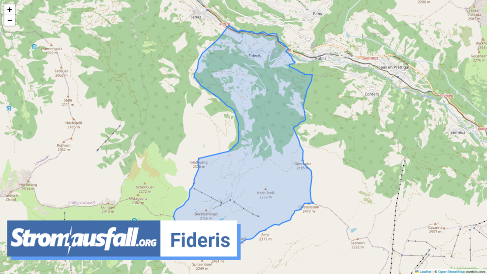 stromausfall ch gemeinde fideris