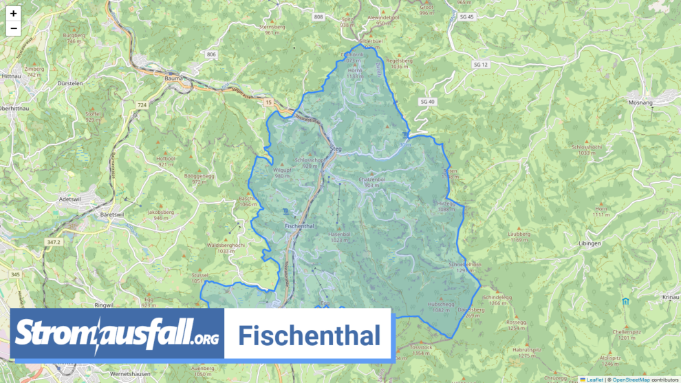 stromausfall ch gemeinde fischenthal