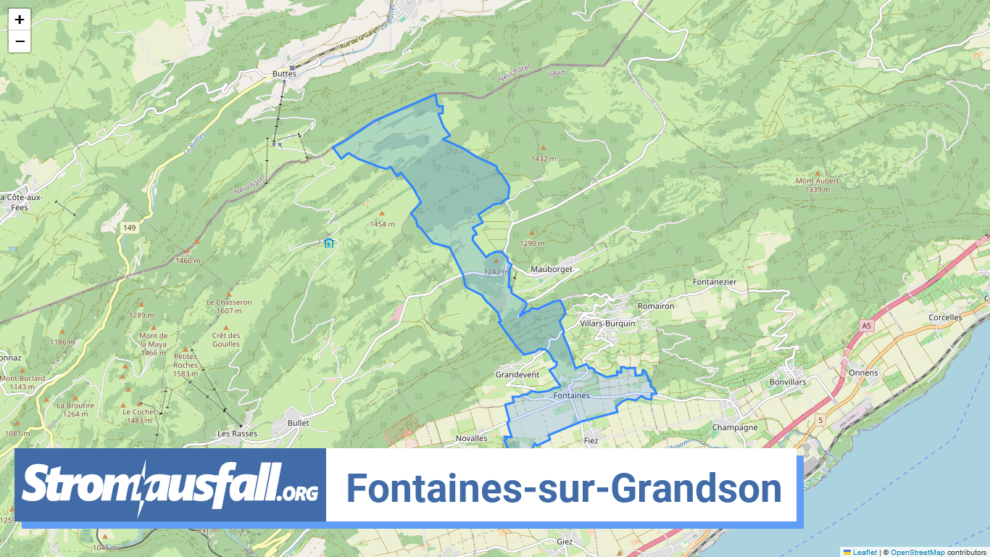 stromausfall ch gemeinde fontaines sur grandson