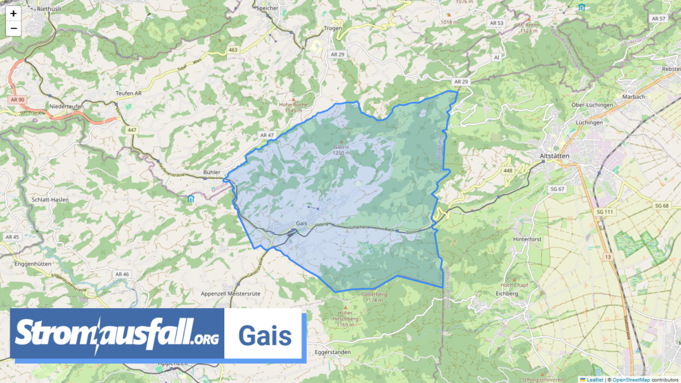 stromausfall ch gemeinde gais