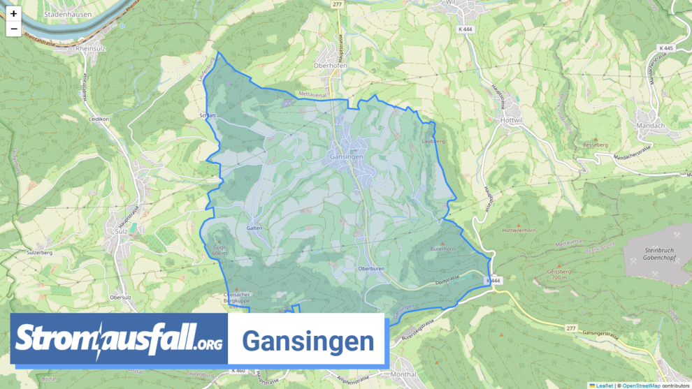 stromausfall ch gemeinde gansingen