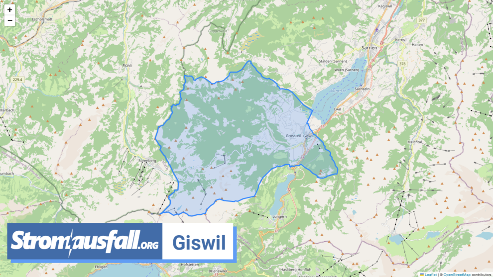 stromausfall ch gemeinde giswil