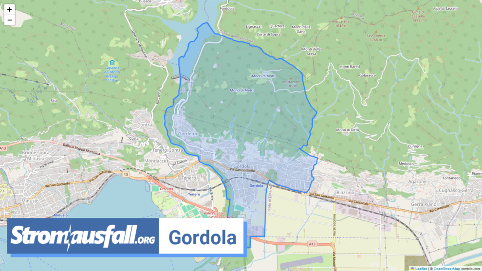 stromausfall ch gemeinde gordola