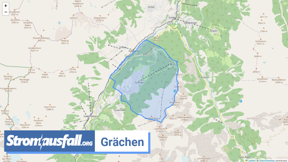 stromausfall ch gemeinde graechen